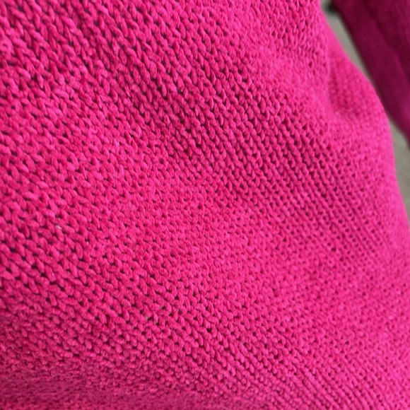 NWT Philosophy Knit Sweater SZ XXL Fuchsia Very Soft to Touch V-Neck - Picture 11 of 14
